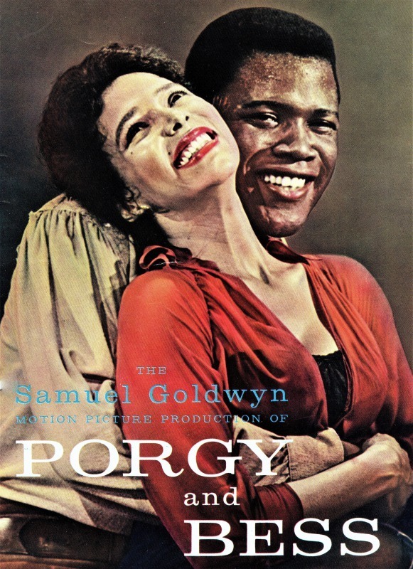 『ポーギーとベス』の映画化版（1959年）が、日本で公開された際のプログラム。ポーギー役のシドニー・ポワチエと、ベスを演じたドロシー・ダンドリッジ