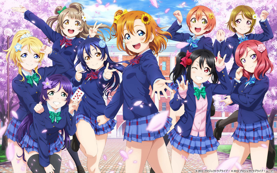 『ラブライブ！9th Anniversary Blu-ray BOX』Forever Editionカバーイラスト (c) 2013 プロジェクトラブライブ！　(c) 2015 プロジェクトラブライブ！ムービー