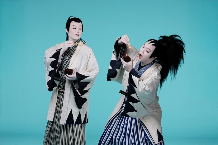 新作歌舞伎『新選組』（左より）深草丘十郎＝中村歌之助、鎌切大作＝中村福之助 ／(C)松竹