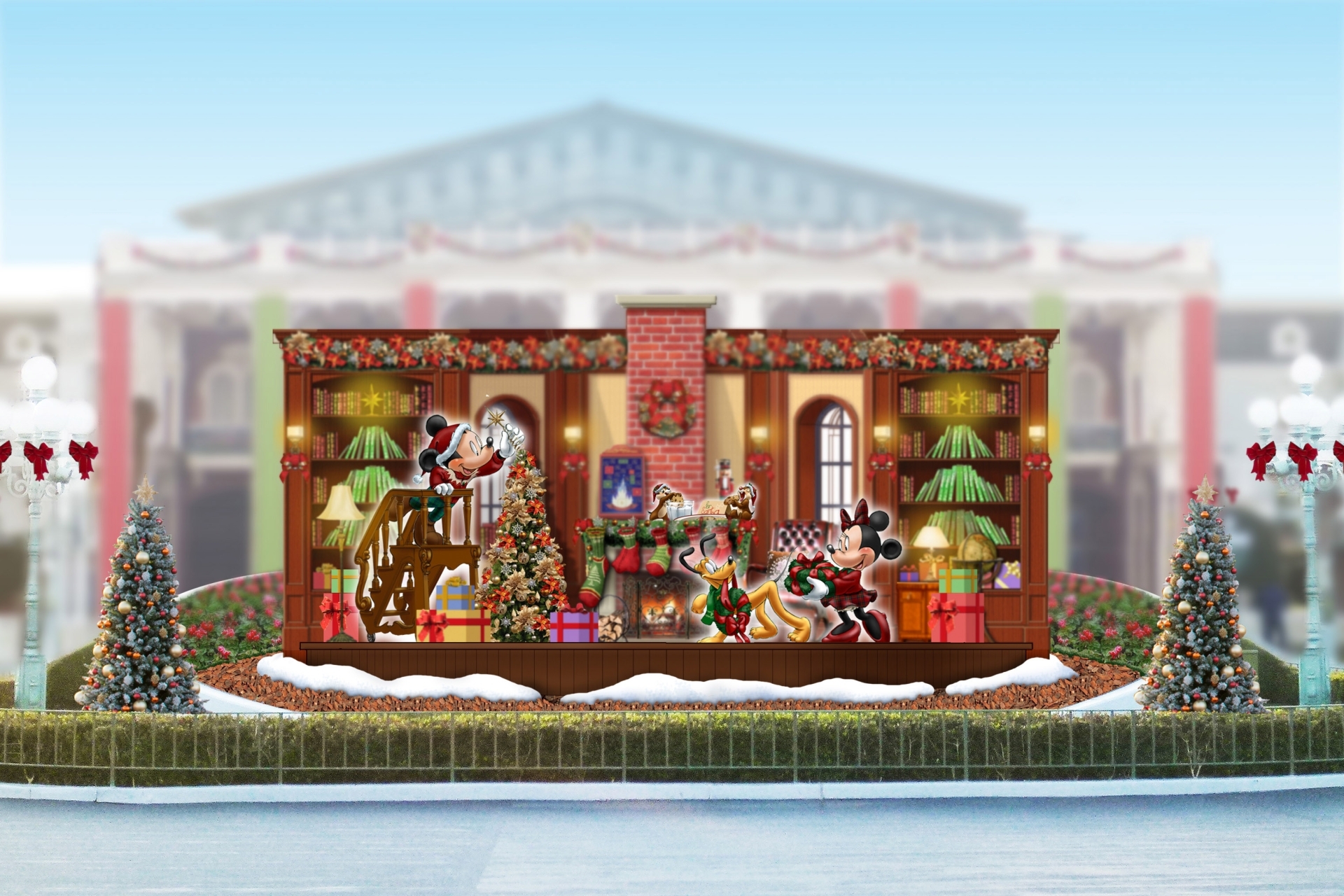 クリスマス・ファンタジー エントランスのフォトロケーション　※イメージ （C）Disney