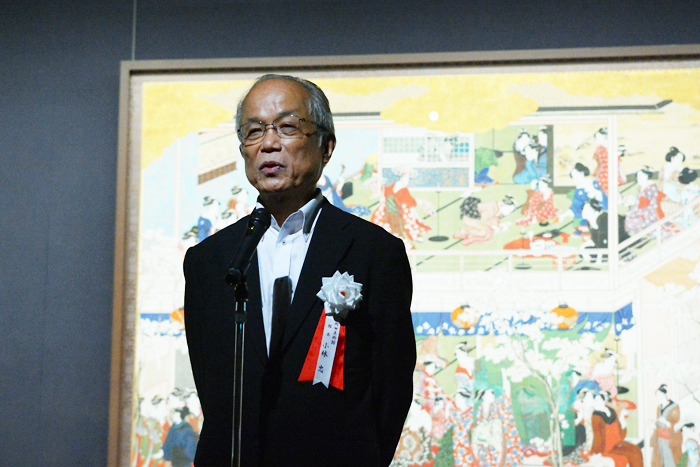 岡田美術館館長 小林忠氏