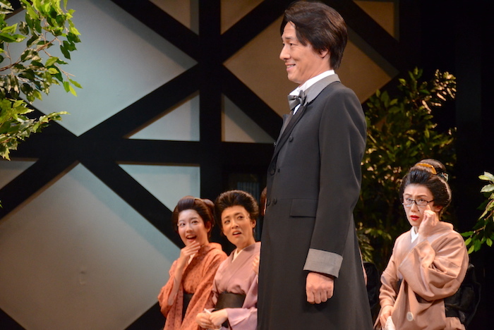 『土佐堀川 近代ニッポン―女性を花咲かせた女 広岡浅子の生涯』のゲネプロの様子