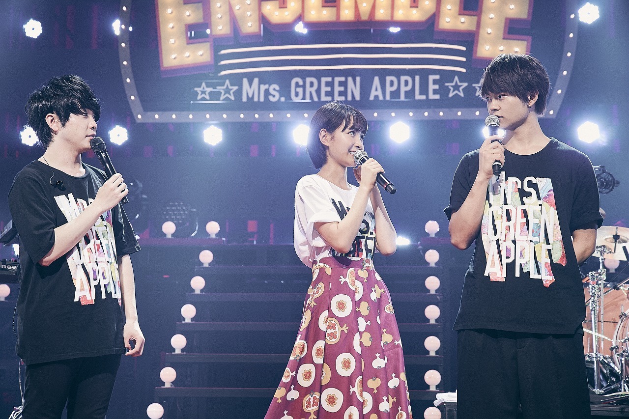 Mrs. GREEN APPLE、ENSEMBLE 福岡公演に葵わかな＆佐野勇斗が