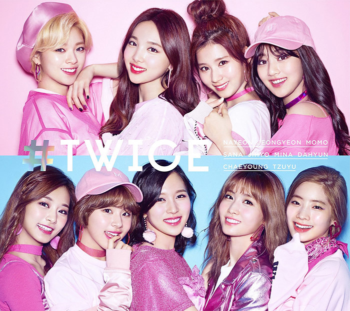 TWICEのJAPAN DEBUT BEST ALBUM「 #TWICE 」日本オリジナルビジュアル ...