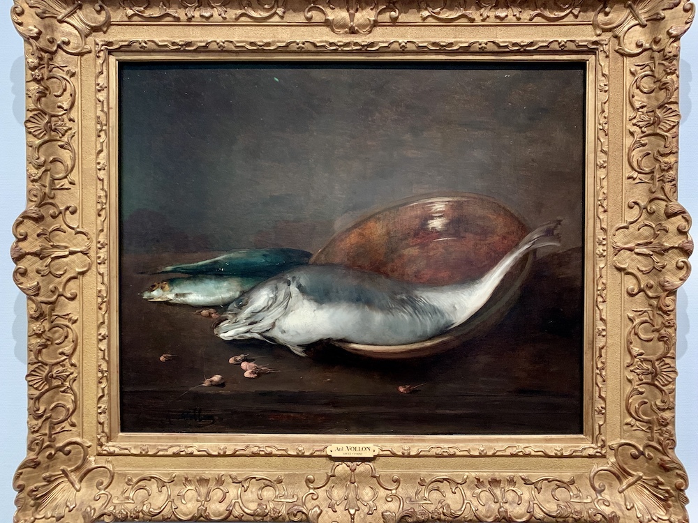 アントワーヌ・ヴォロン《魚のある静物》1870年頃、ユトレヒト中央美術館
