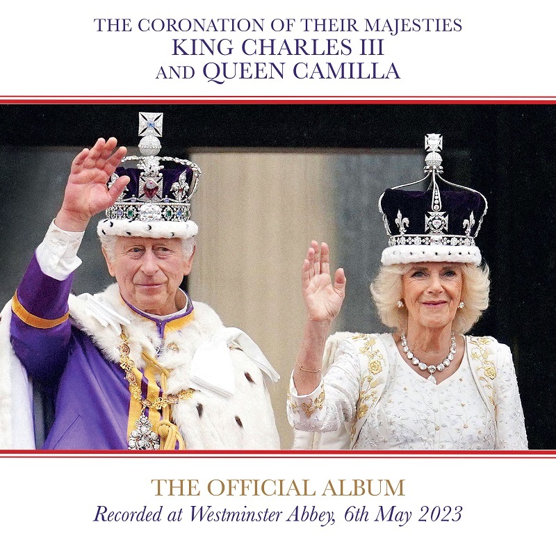 公式アルバム『The Official Album of the Coronation of Their Majesties King Charles III & Queen Camilla』ジャケット写真 