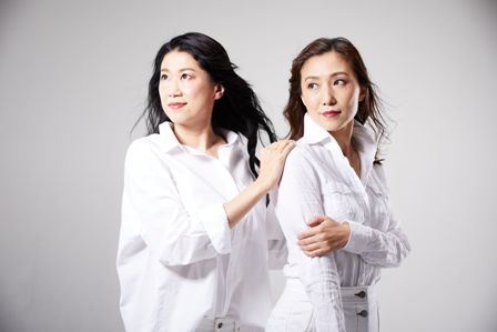 （左から）中村なる美、永津真奈