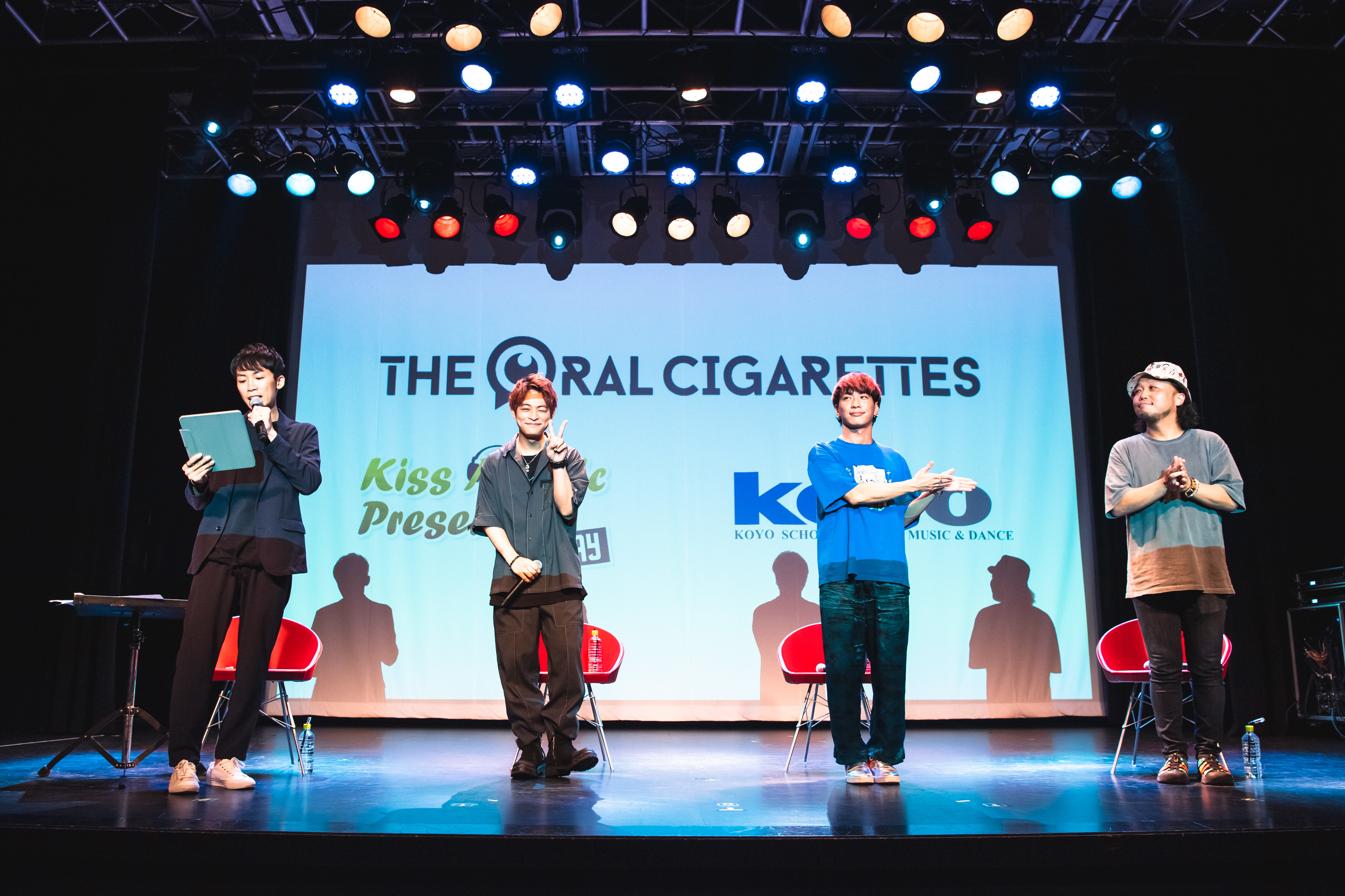 『Kiss Music Presenter FRIDAY』THE ORAL CIGARETTES 公開インタビュー収録