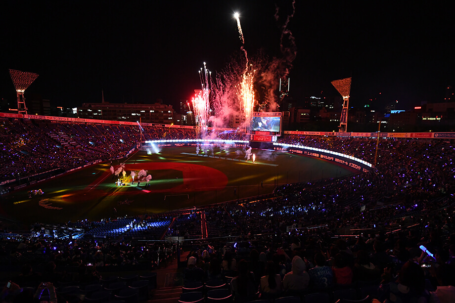 試合後のスタジアムで行われる『GIRLS☆FESTIVAL FIREWORKS SHOW』（※画像はイメージ）