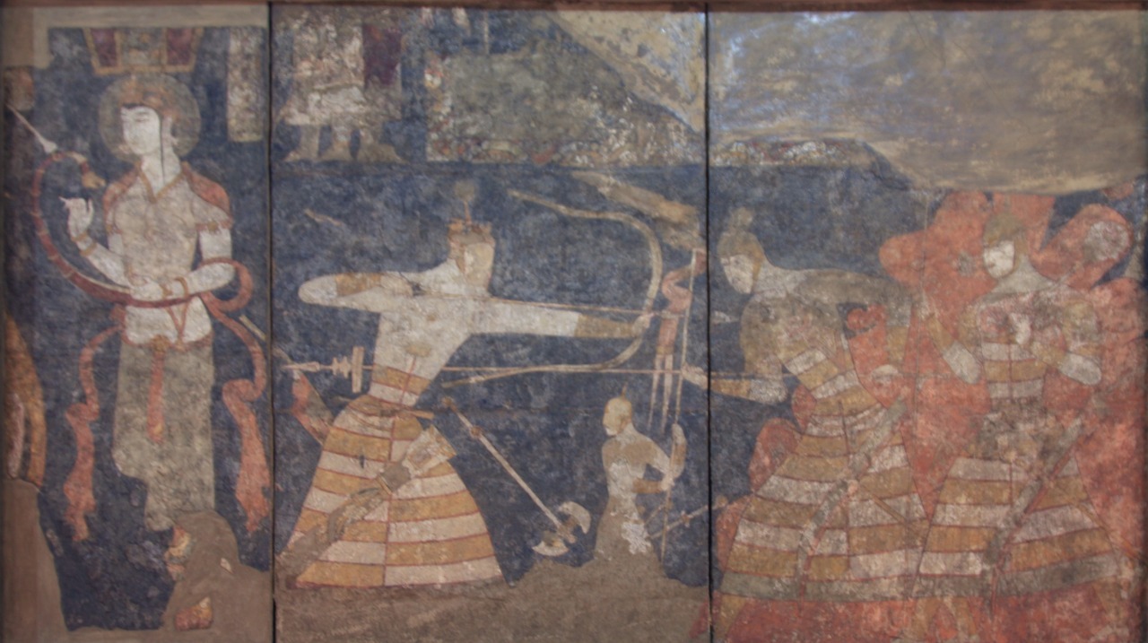 クローン文化財：ペンジケント遺跡壁画