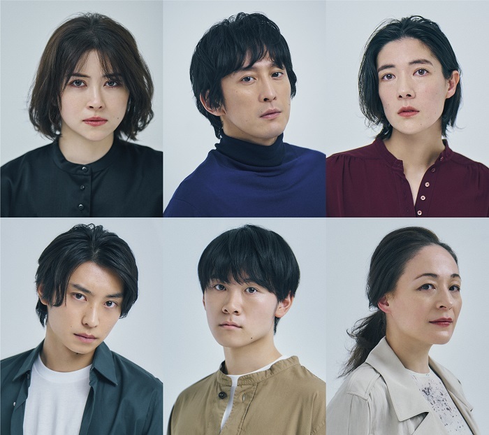 上段左より…宮澤エマ　成河　土井ケイト  下段左より…阿部顕嵐　山﨑光　シルビア・グラブ