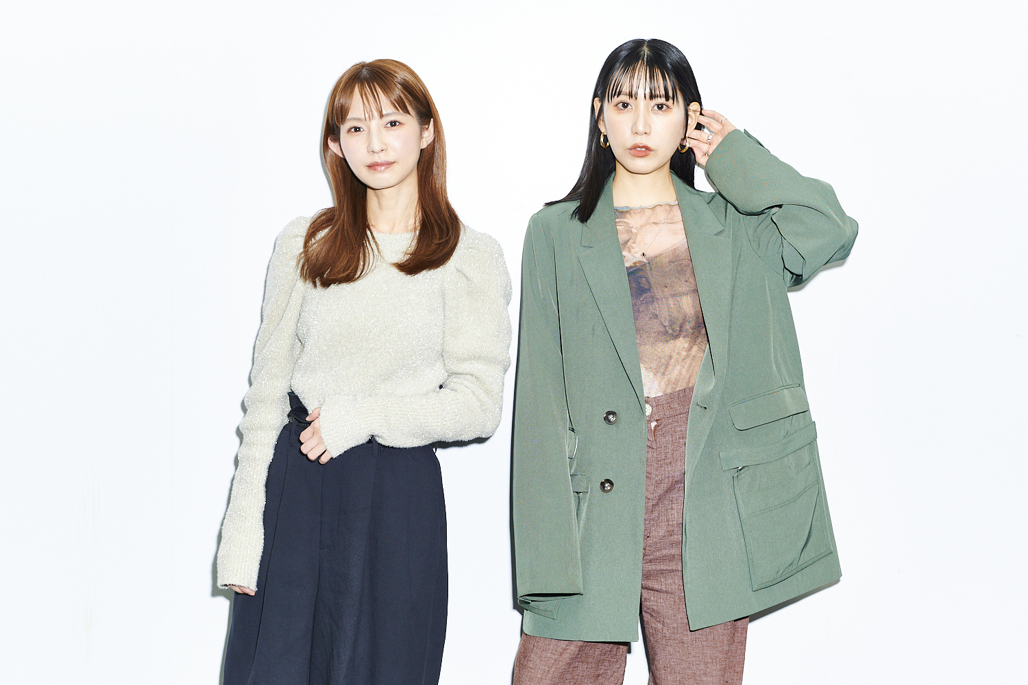 SCANDAL　HARUNA（Vo.Gt）、TOMOMI（Ba.Vo）