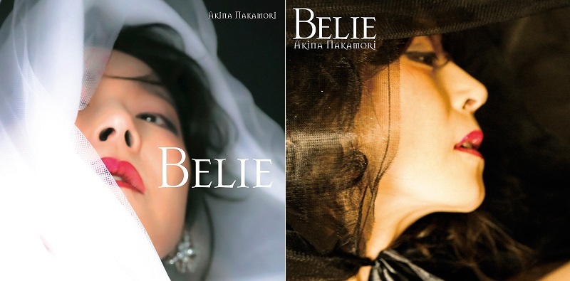 中森明菜『Belie』　左：初回盤　右：通常盤