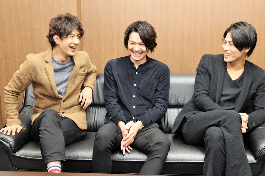 松本寛也、相馬圭祐、丸山敦史