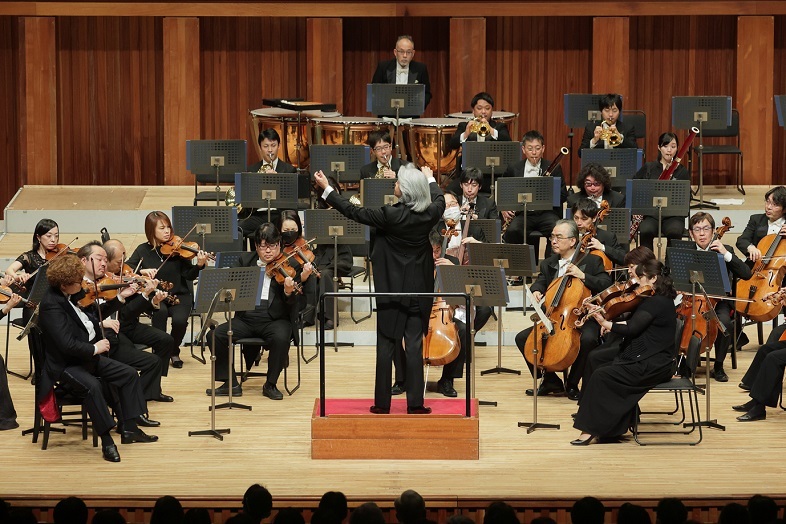 2023年度JVSO。色々なオーケストラの見知った顔が並ぶ 　　　(C)飯島隆