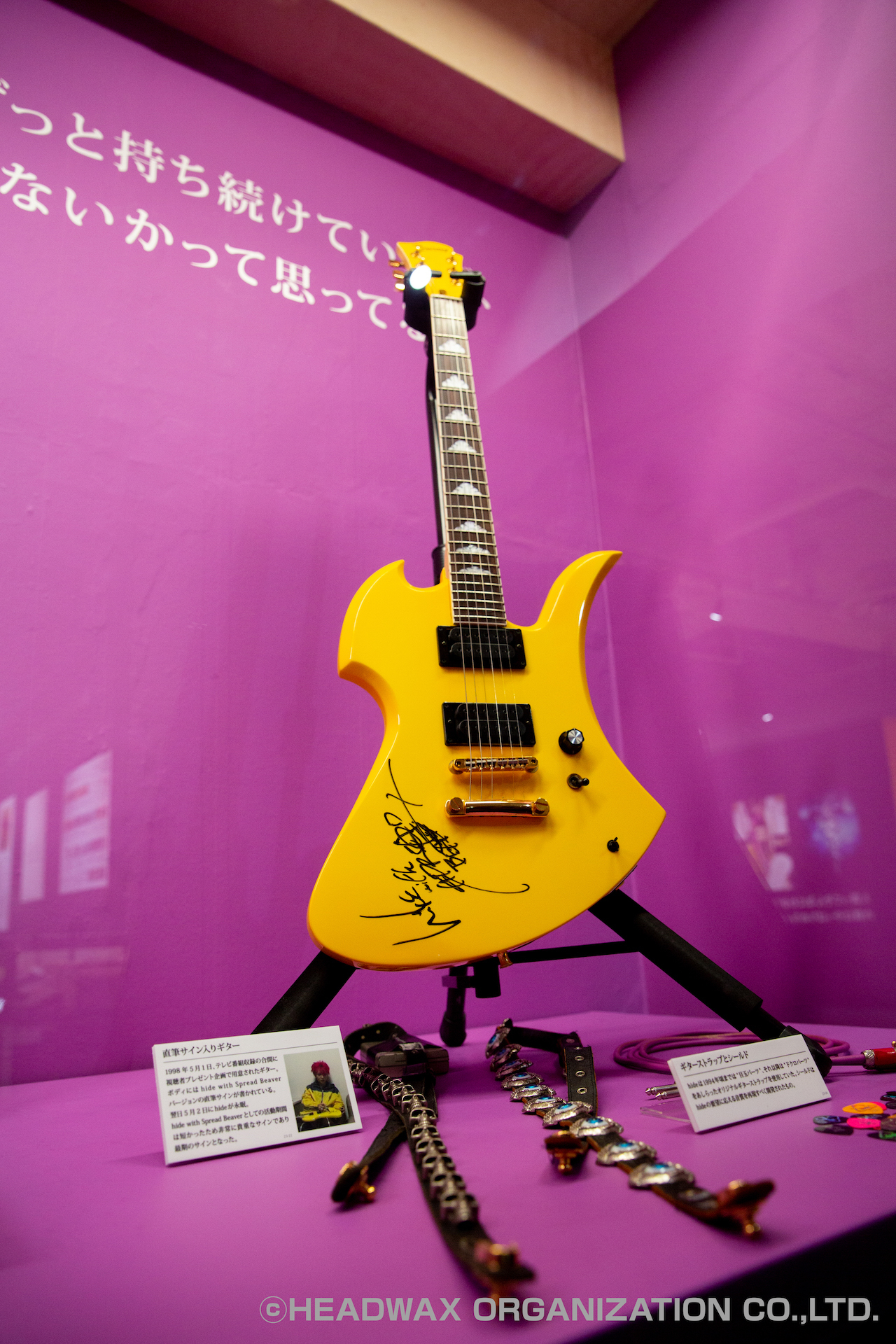 X JAPANのギタリストとしても知られるhideの特別企画展『PSYCHOVISION