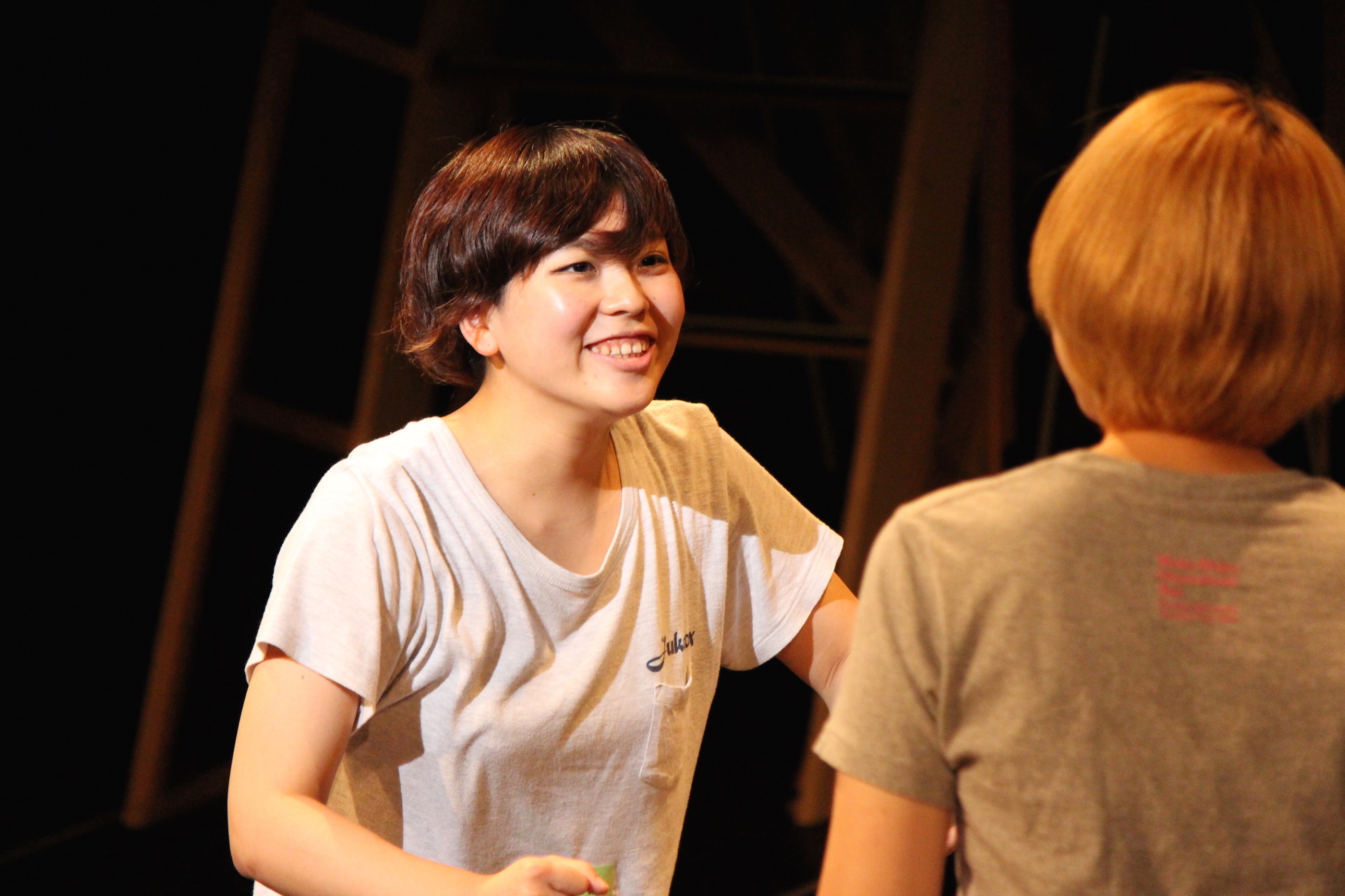 「Theatresports™」お稽古の様子 　写真提供：東京演劇大学連盟事務局