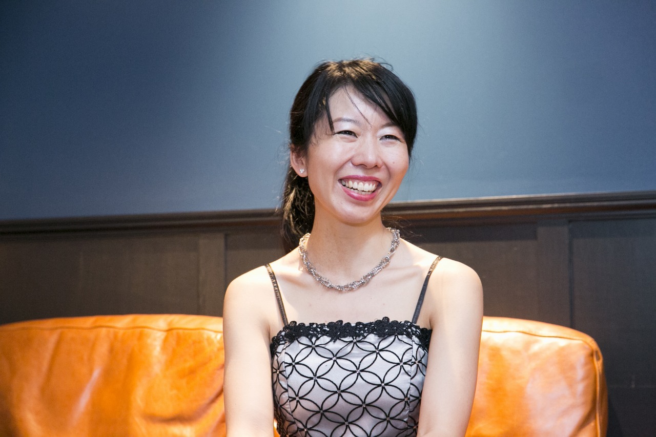 インタビューの模様 撮影＝鈴木久美子