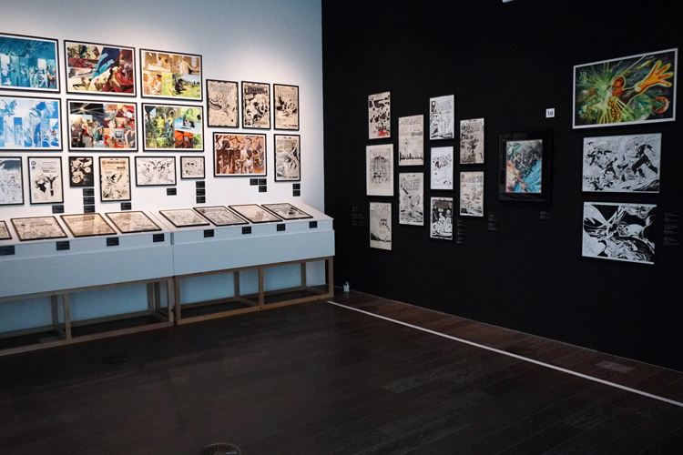 ジャスティス・リーグエリア展示風景 DC SUPER HEROES and all related characters and elements (C) & TM DC Comics. WB SHIELD: (C) & TM WBEI. (s21)