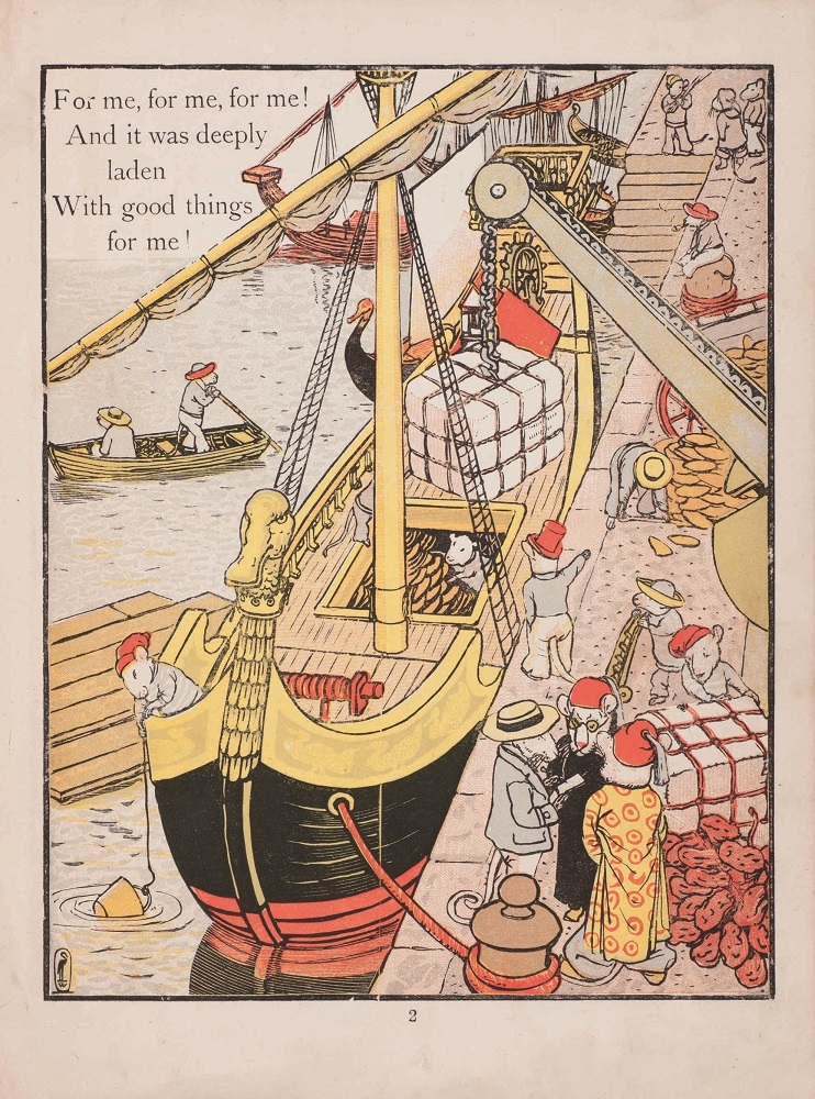 ウォルター・クレイン『妖精の舟』1870年　個人蔵