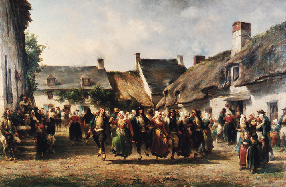 アドルフ・ルルー 《ブルターニュの婚礼》 1863年 油彩／カンヴァス 138×203cm カンペール美術館　