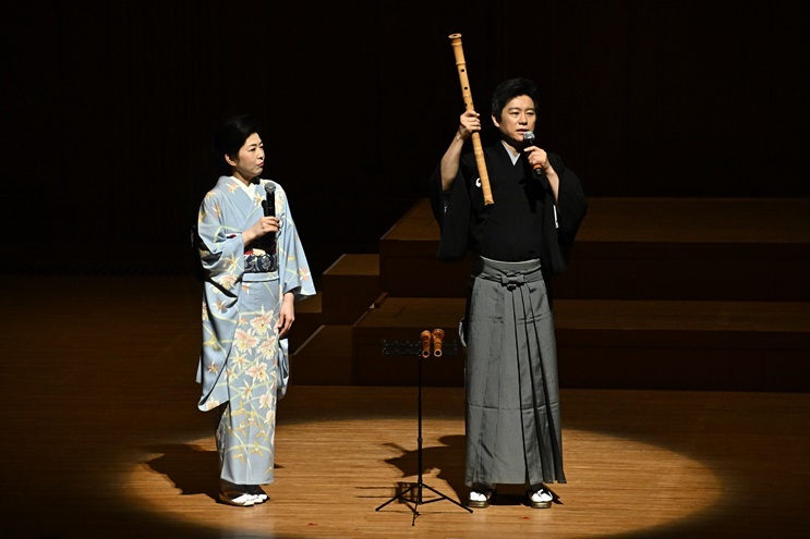 片岡リサ、藤原道山　『和のいずみ』（2023.8.26 いずみホール）から