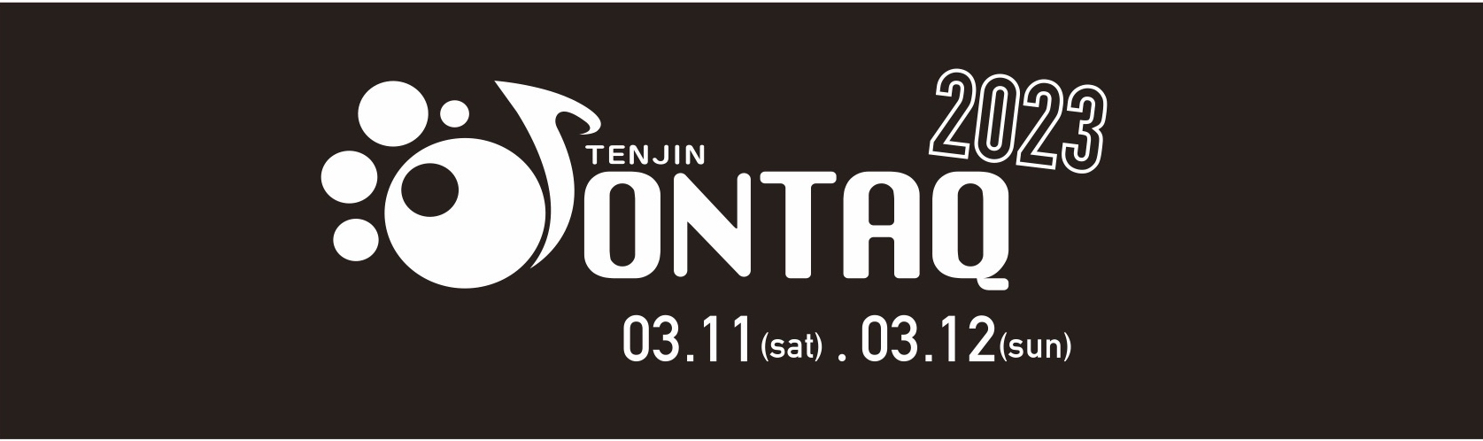TENJIN ONTAQ 2023　ロゴ