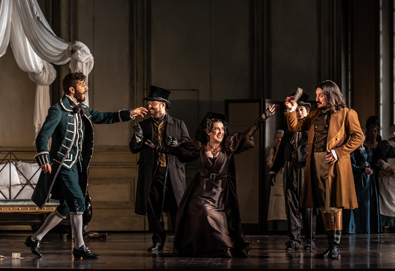 Production photo of The Marriage of Figaro, The Royal Opera  © 2022 ROH. Photograph by Clive Barda