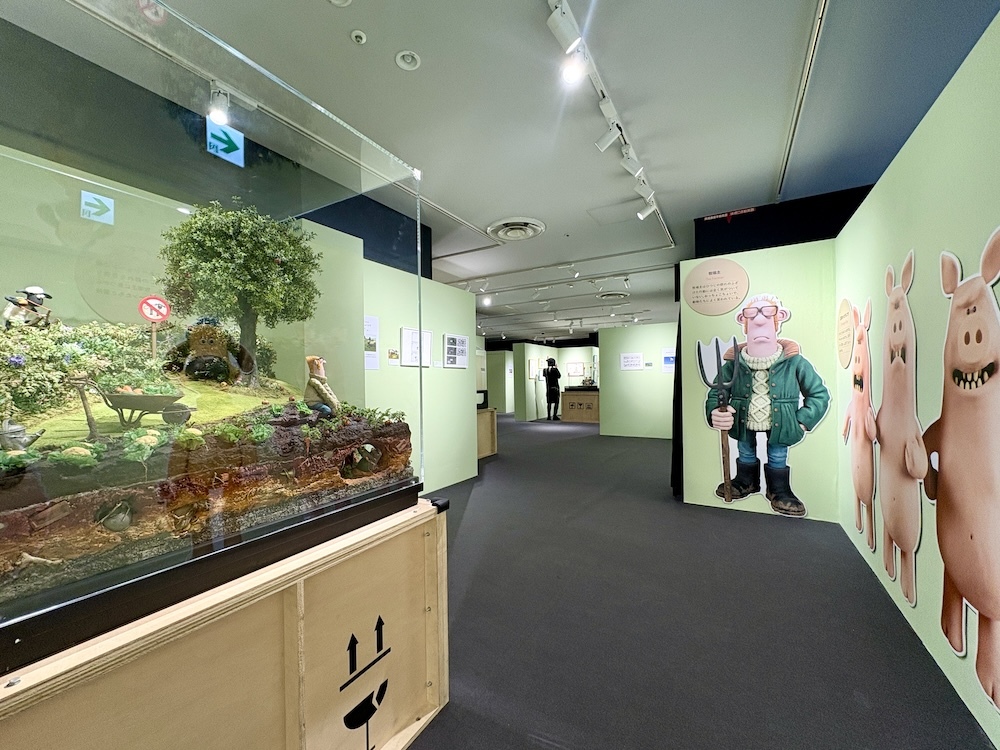 『ひつじのショーン展 with ウォレスとグルミット』展示風景