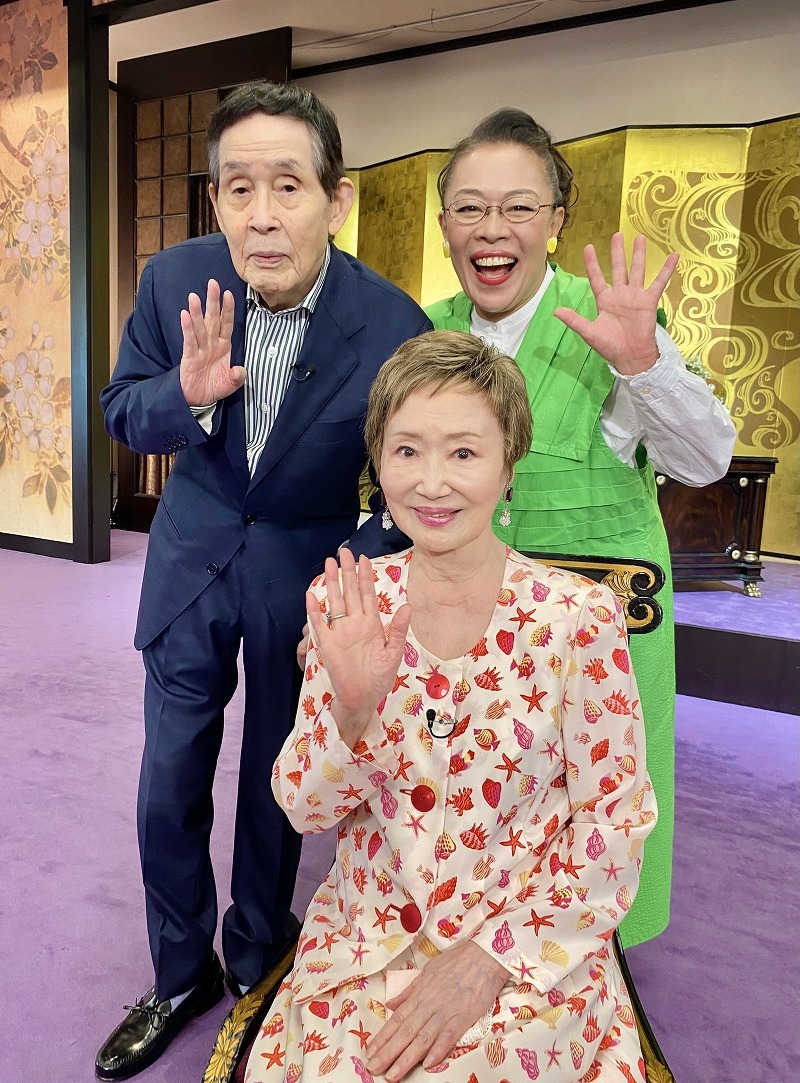 番組収録直後の浜木綿子×萩本欽一×柴田理恵