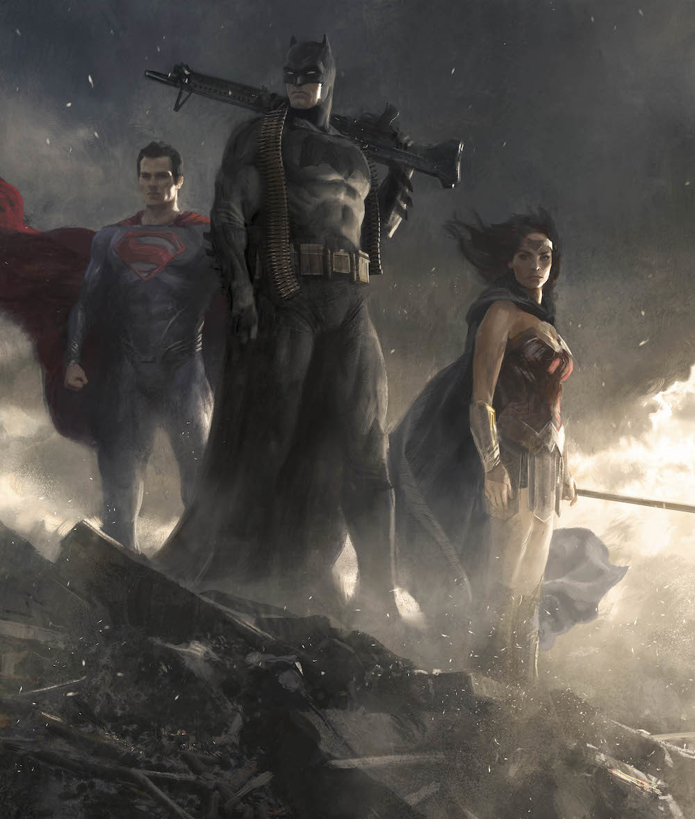 BatmanVSuperman Dawn of Justice 2016 Superman Batman Wonder Woman Artist Jaime Jones 
