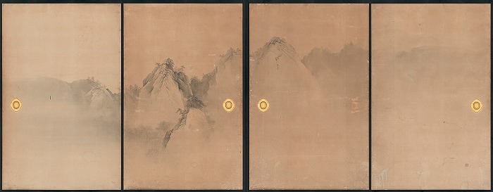 南陽院　木島櫻谷障壁画（室中）