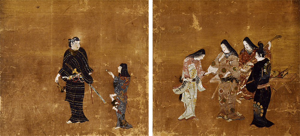 重要文化財 本多平八郎姿絵屛風 二曲一隻 江戸時代 17世紀 徳川美術館 (C)徳川美術館イメージアーカイブ/DNPartcom