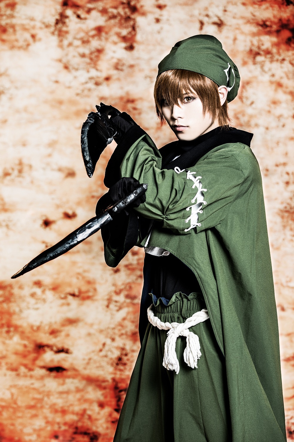 ⼤崎捺希（猿⾶佐助 役） (C) 霜⽉かいり・KADOKAWA / 2018 舞台「BRAVE10〜燭〜」製作委員会