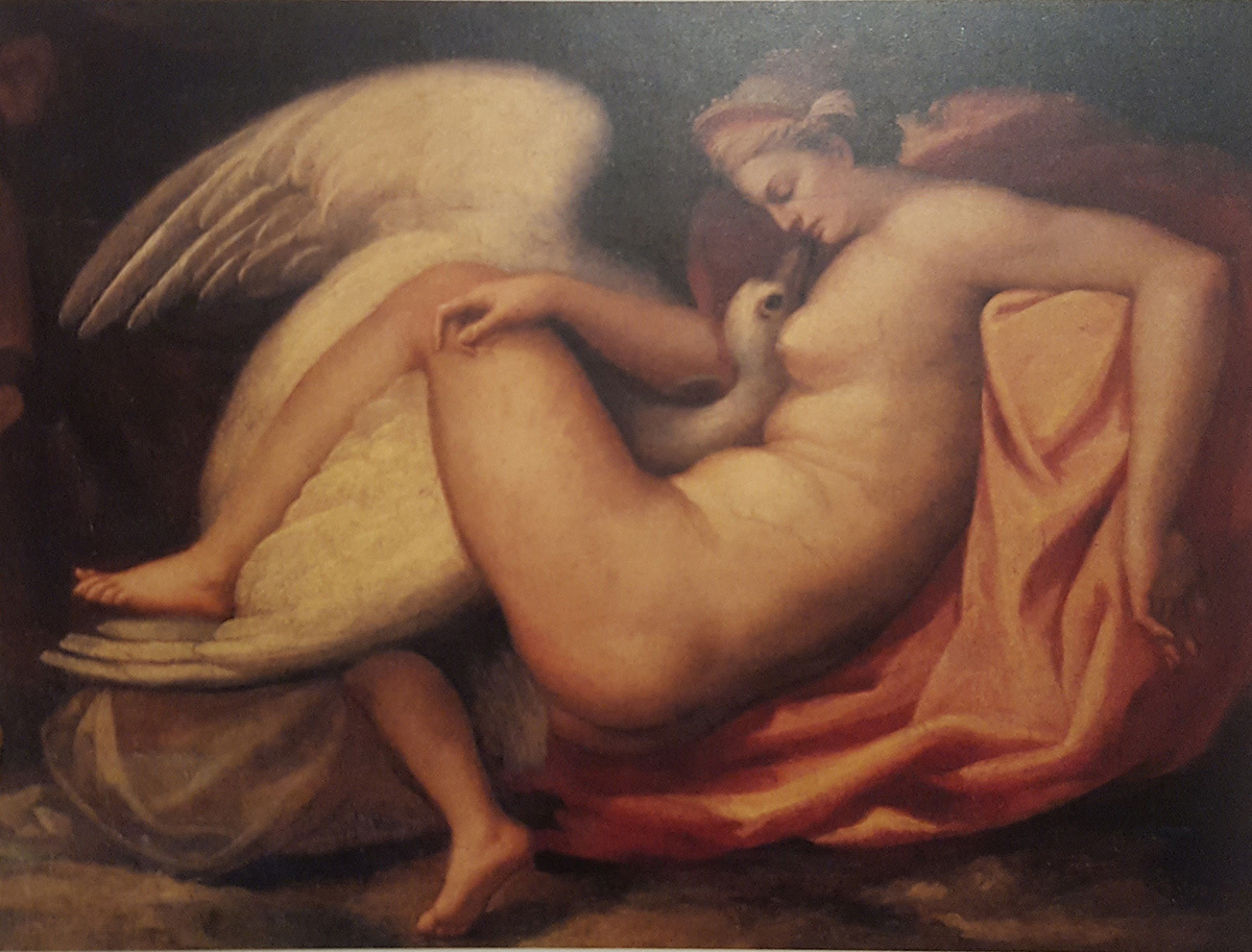 フランチェスコ・ブリーナ（帰属） 《レダと白鳥（失われたミケランジェロ作品に基づく）》 1575年頃 カーサ・ブオナローティ 