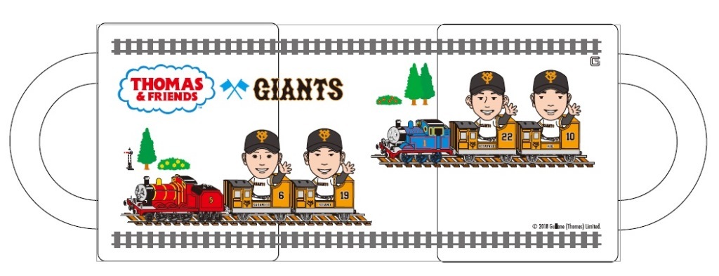 巨人×きかんしゃトーマスのコラボ企画！ タオルやマグなど特典付き