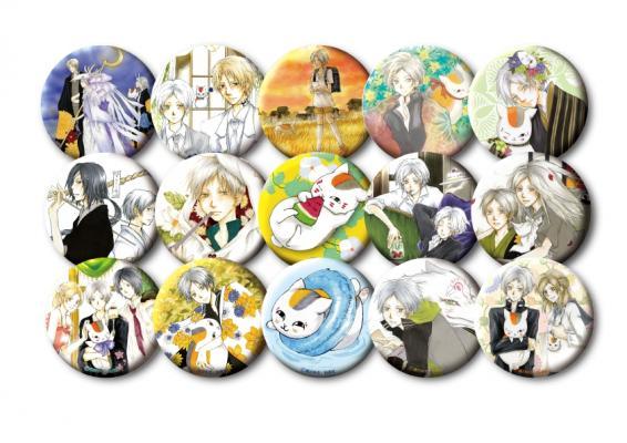 夏目友人帳　大原画展缶バッジ ニャンコ先生のグッズが盛りだくさん 『夏目友人帳 大原画展