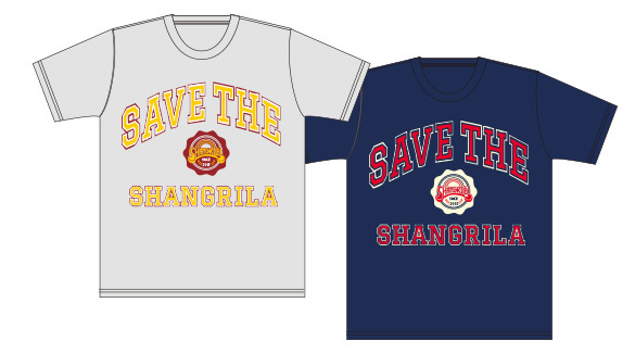 SAVE THE Shangri-La TシャツコースB