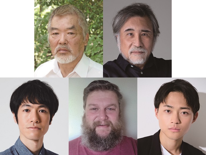 （上段左から）小田豊、外山誠二（下段左から）大村わたる、リー5世、中山翔貴