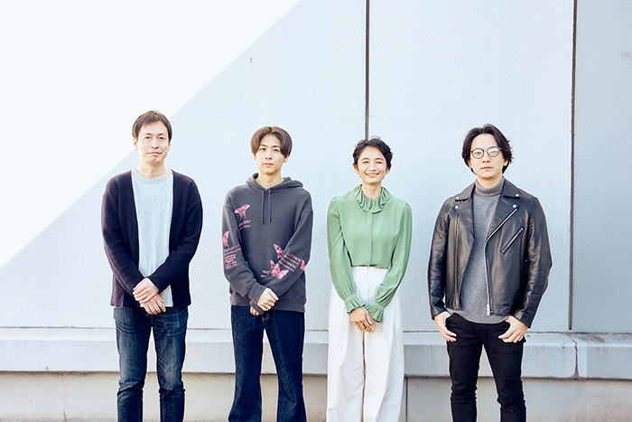（左から）大澤 遊、池岡亮介、小島 聖、小久保寿人