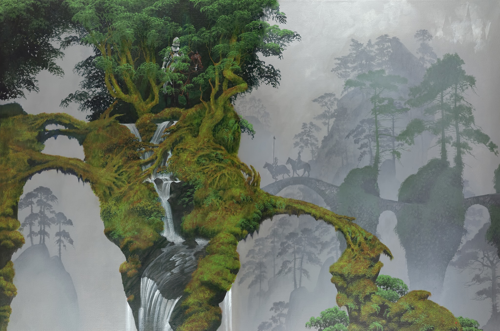 Roger Dean “Myths” 2016 180 × 120cm