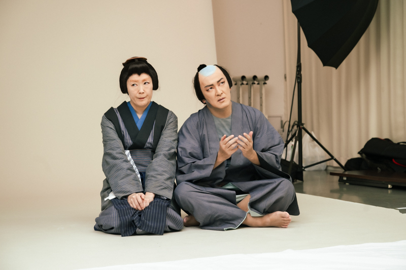 財布を拾ったはずの魚屋政五郎と、思うところのある女房おたつ。