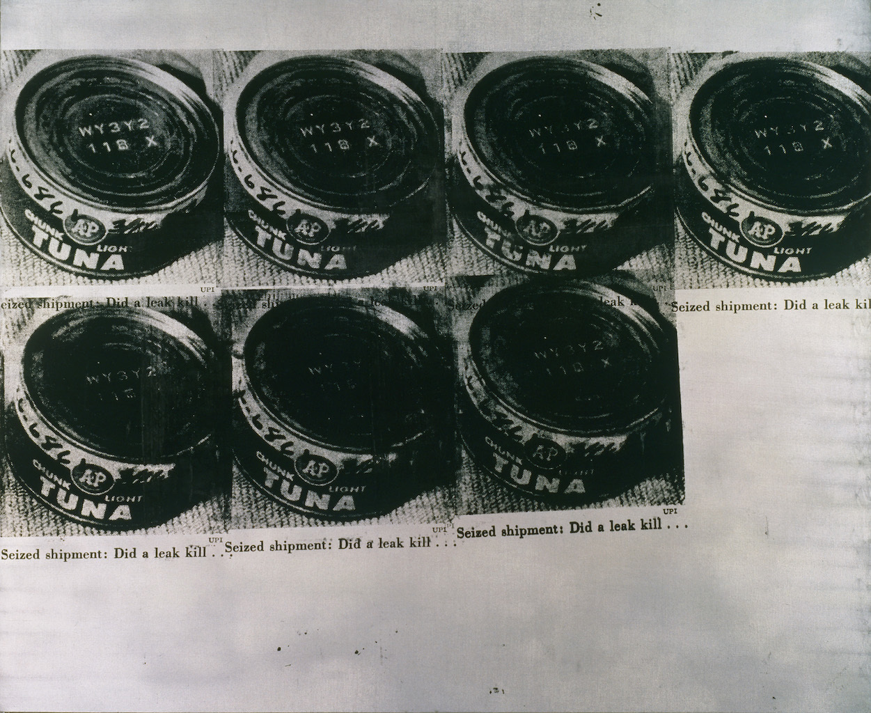 アンディ・ウォーホル 《ツナ缶の惨事》 1963年 アンディ・ウォーホル美術館蔵 (C)The Andy Warhol Foundation for the Visual Arts, Inc. / Artists Rights Society (ARS), New York