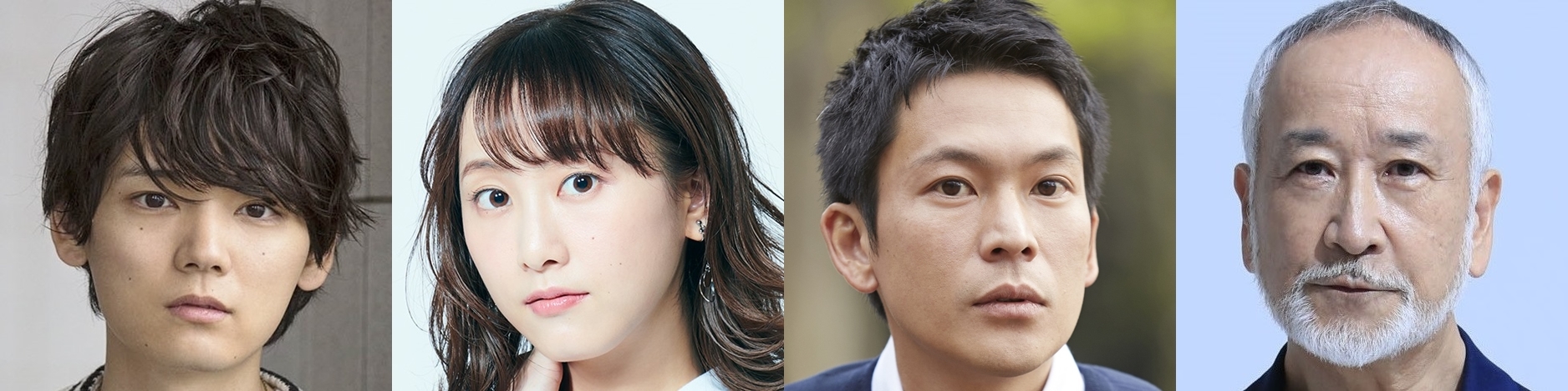 （左から）古川雄輝、松井玲奈、川口覚、木場勝己　