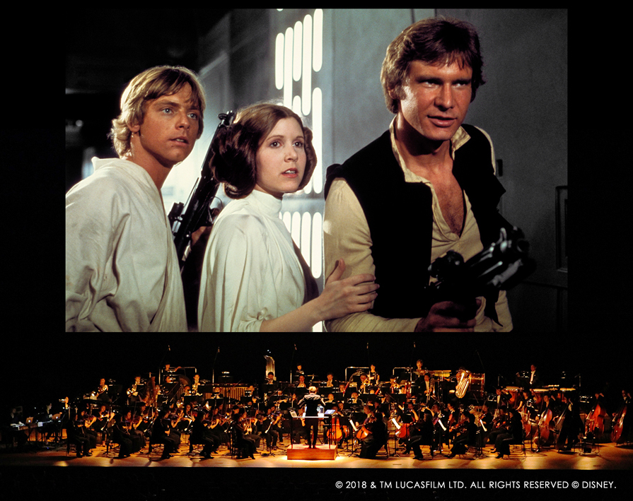 Presentation licensed by DISNEY CONCERTS in association with 20th Century Fox, Lucasfilm and Warner/Chappell Music.