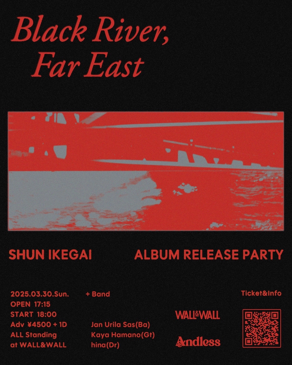 『“Black River,Far East”Shun Ikegai Album Release Party』