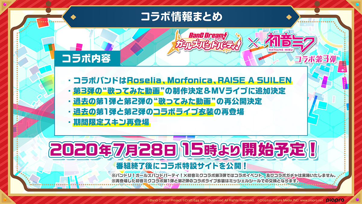 バンドリ ガールズバンドパーティ 初音ミク とのコラボレーション企画第3弾を開催決定カバー楽曲 ウィーアー 追加ほかアップデート情報も Spice エンタメ特化型情報メディア スパイス