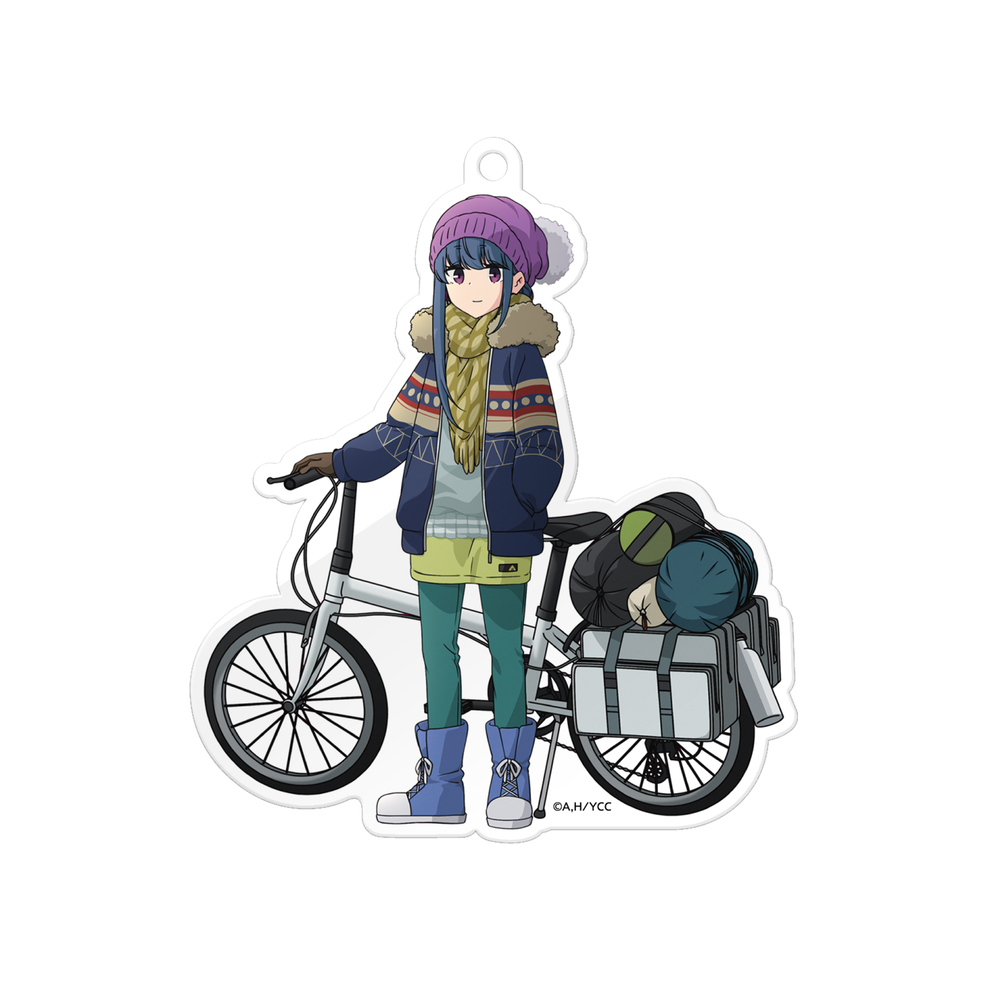  ゆるキャン△　志摩リン アクリルキーホルダー (C)あfろ・芳文社／野外活動サークル