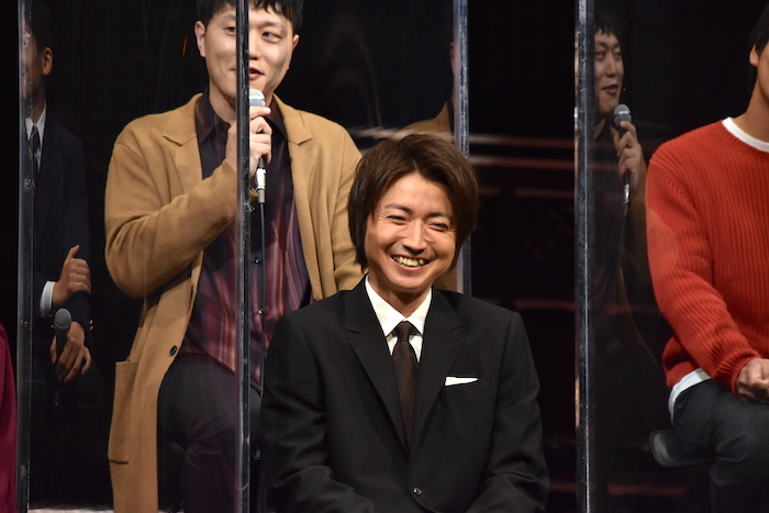 記者会見の様子