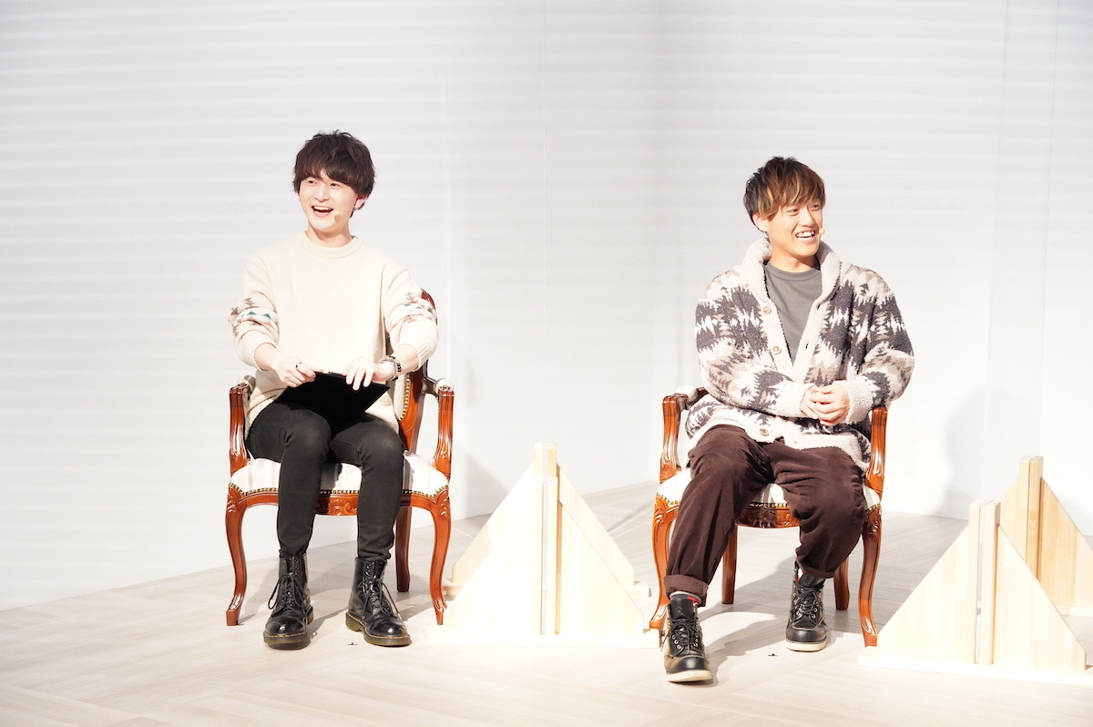 トークが止まらない伊藤＆日向